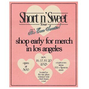 the short n’ sweet tour LAshortnsweet poster 165